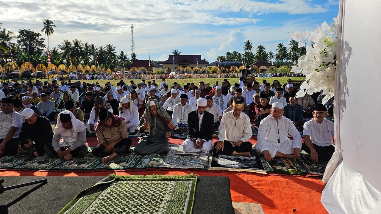 Pengamanan Sholat Idul Adha 1445 H di Boltim