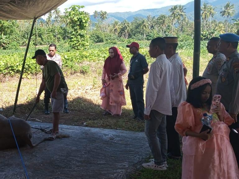 FOTO : Kapolres Boltim AKBP Sugeng Setyo Budhi SIK. M.Tr. Opsla