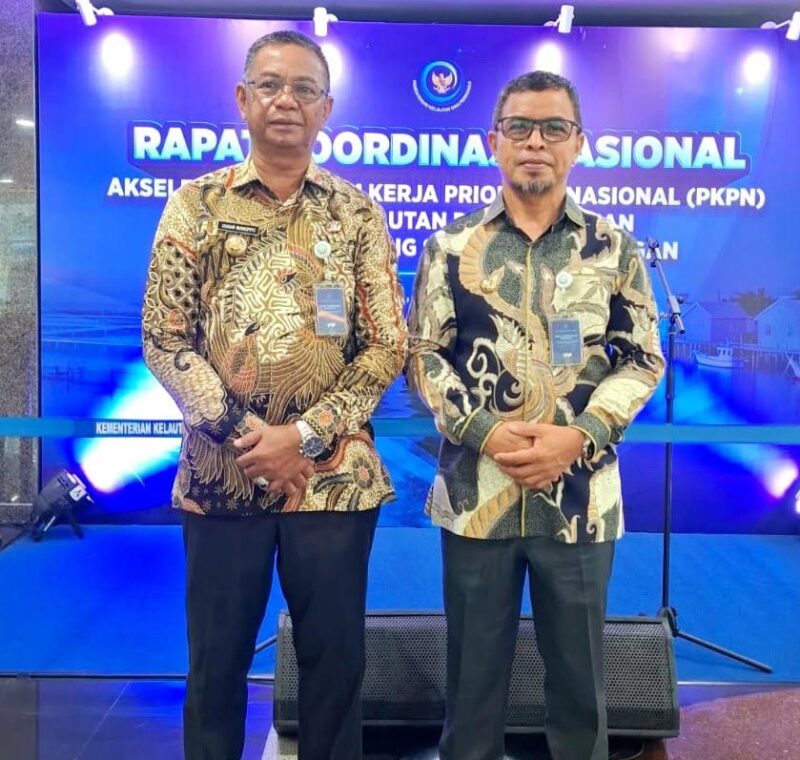 Bupati Oskar Manoppo menghadiri Rakornas Kelautan dan Perikanan KKP di Jakarta.
