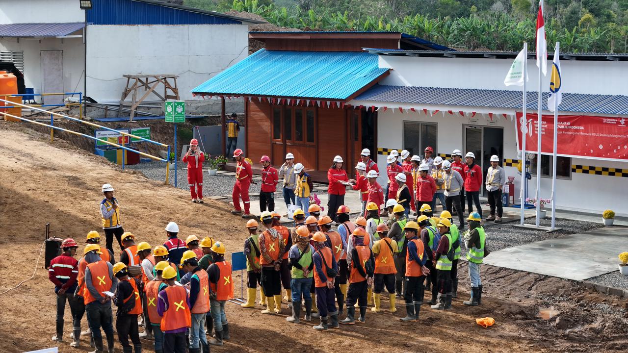 Perkuat Standar ISO di Proyek RSUD Boltim, K3 dan Mutu Jadi Perhatian Utama PT Brantas